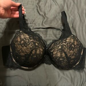 Underwire lace bra